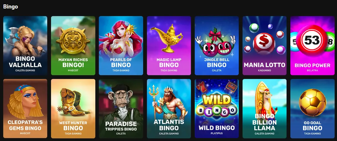 hadesbet casino bingo