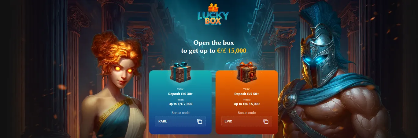 hadesbet casino lucky box