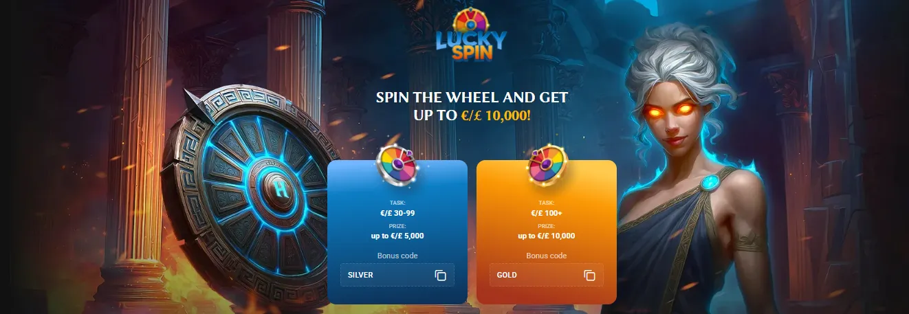 hadesbet casino lucky spin
