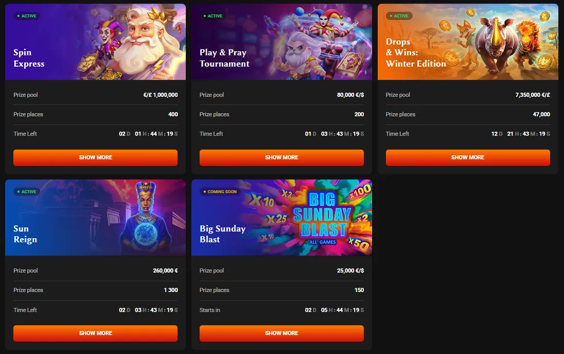 hadesbet casino tournaments